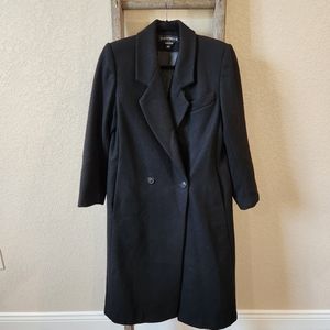 DONNYBROOK Women's Vintage Black Trench Coat- Size SP